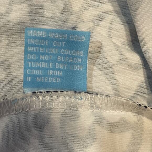 J. McLaughlin Catalina Cloth Dress Women's Size Large Front Keyhole Preppy - Picture 11 of 12